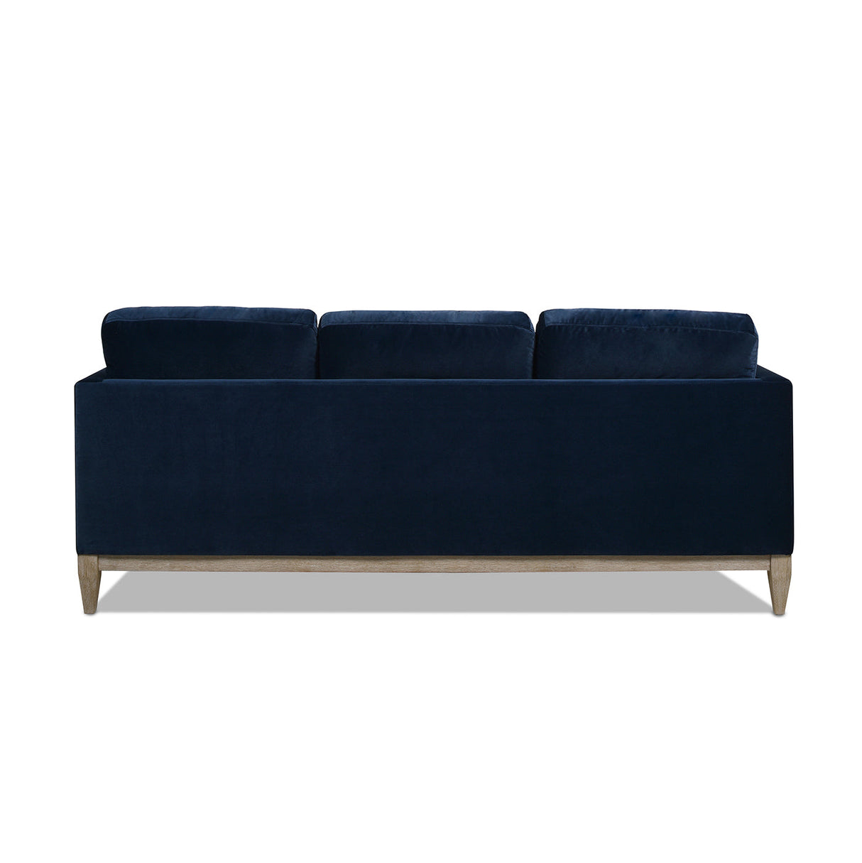 Knox 84' Modern Farmhouse Sofa, Dark Navy Blue Performance Velvet