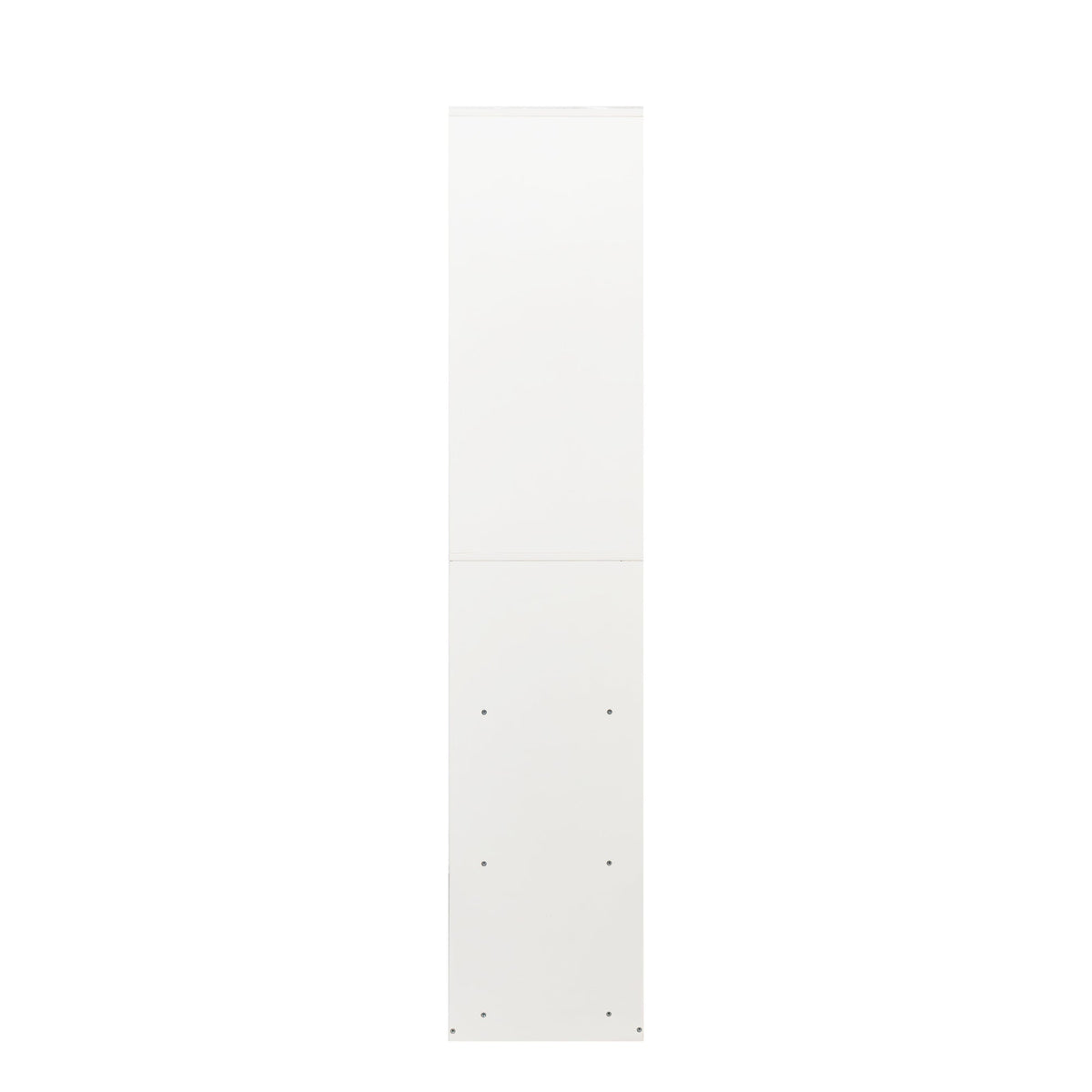 Freestanding Closet System with 6 Open Shelves and 2 Hanging Rods