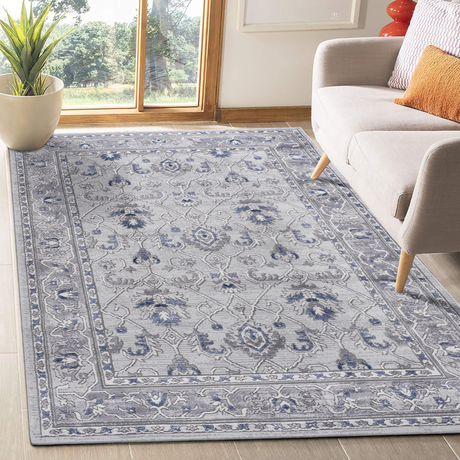 6X9-Grey/Blue/Oriental-Non-Shedding-Living-Room-and-Stain-Resistant-Area-Rug-Area-Rugs