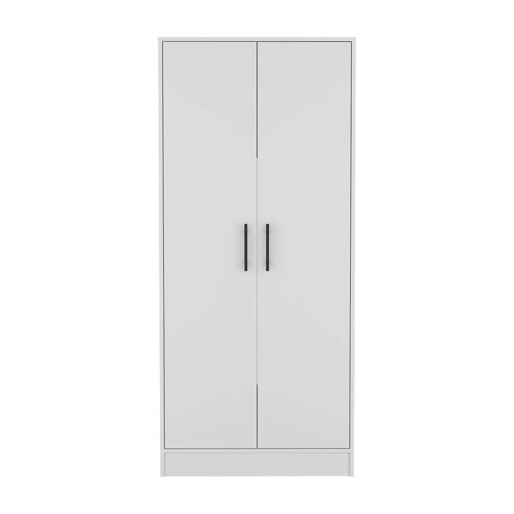 Canaan 2-Piece Bedroom Set, Armoire + Dresser, White