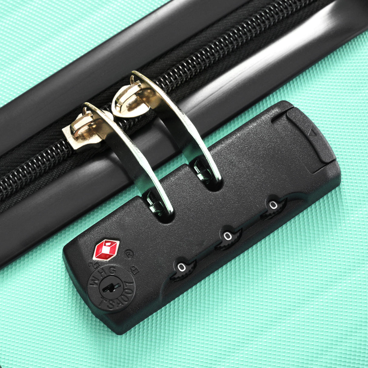 Luggage Set 3 Piece Lightweight Durable ABS Suitcases with Spinner Wheels and TSA Lock