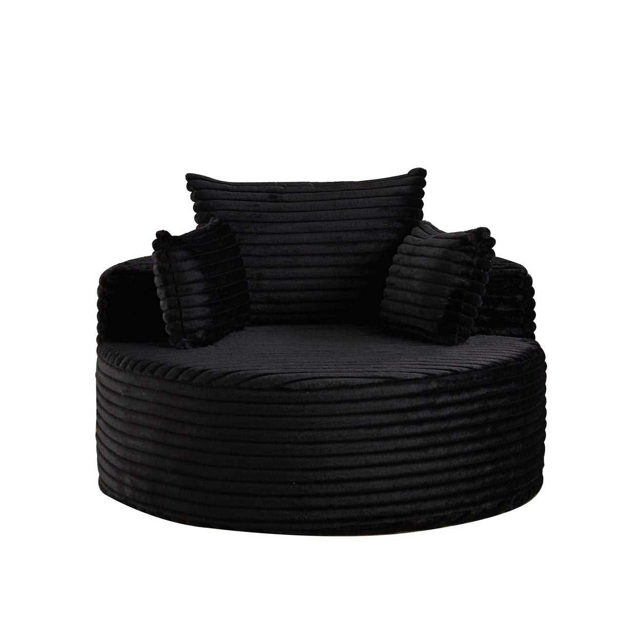 Modern Single Sofa With Backrest Pillow For Living Room