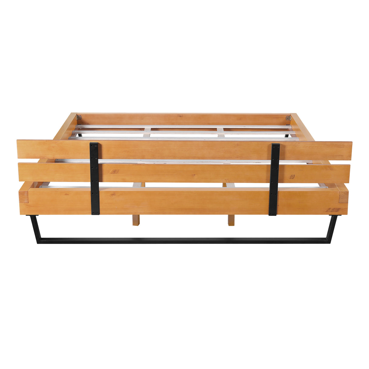 Pine Wood Bed Frame - King Size