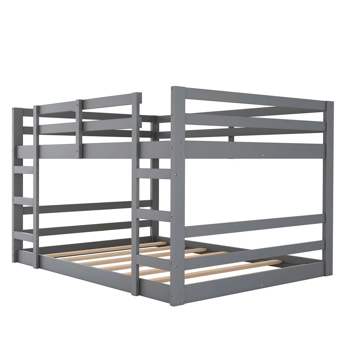 Solid Construction, Bunk Bed With Ladder