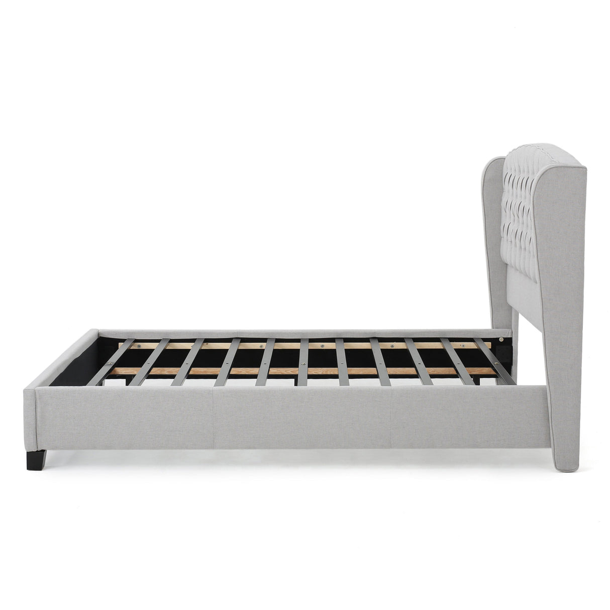 Button Tufted Wingback Bed