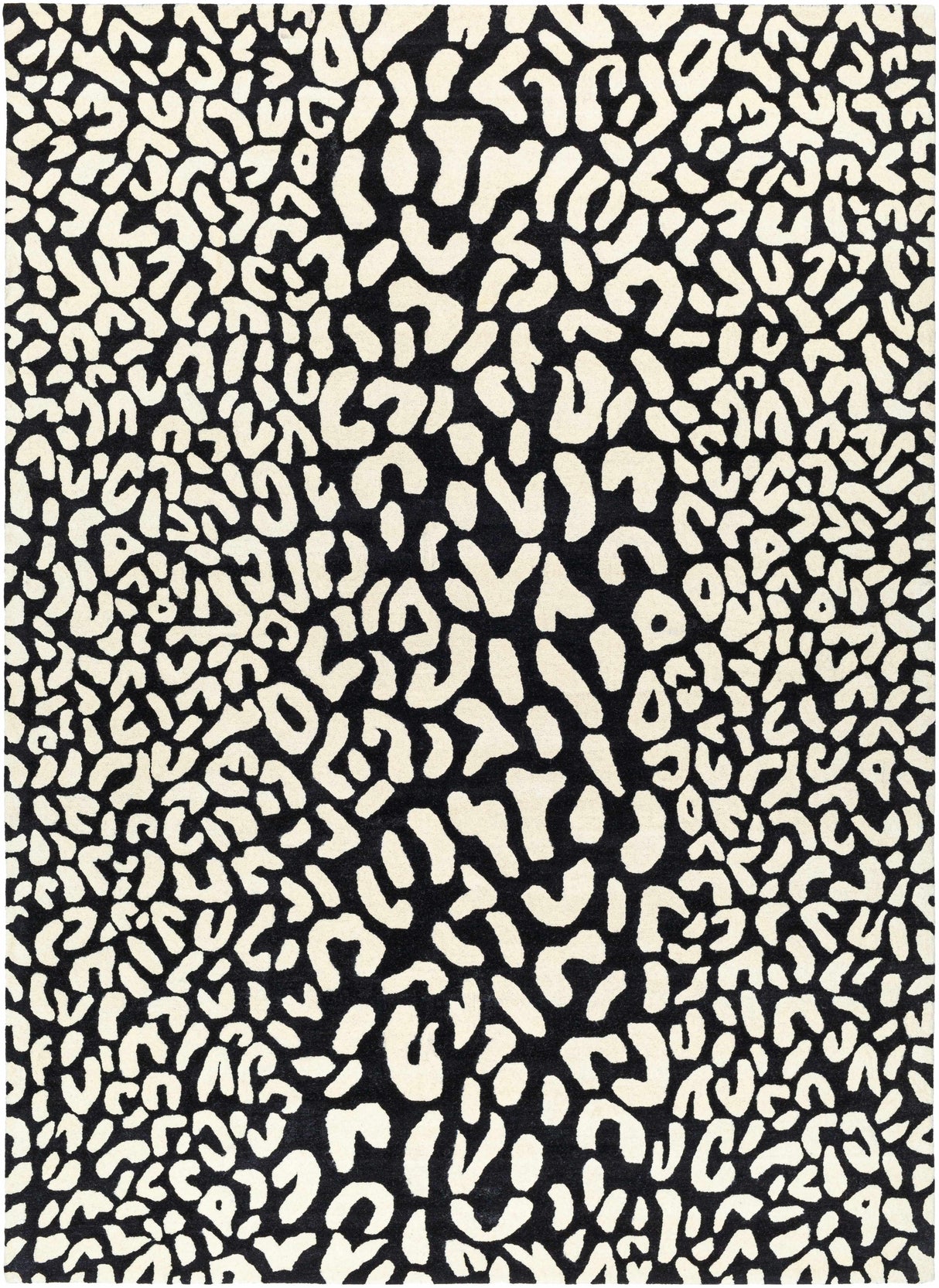 Akeem Leopard Print Area Rug - Clearance