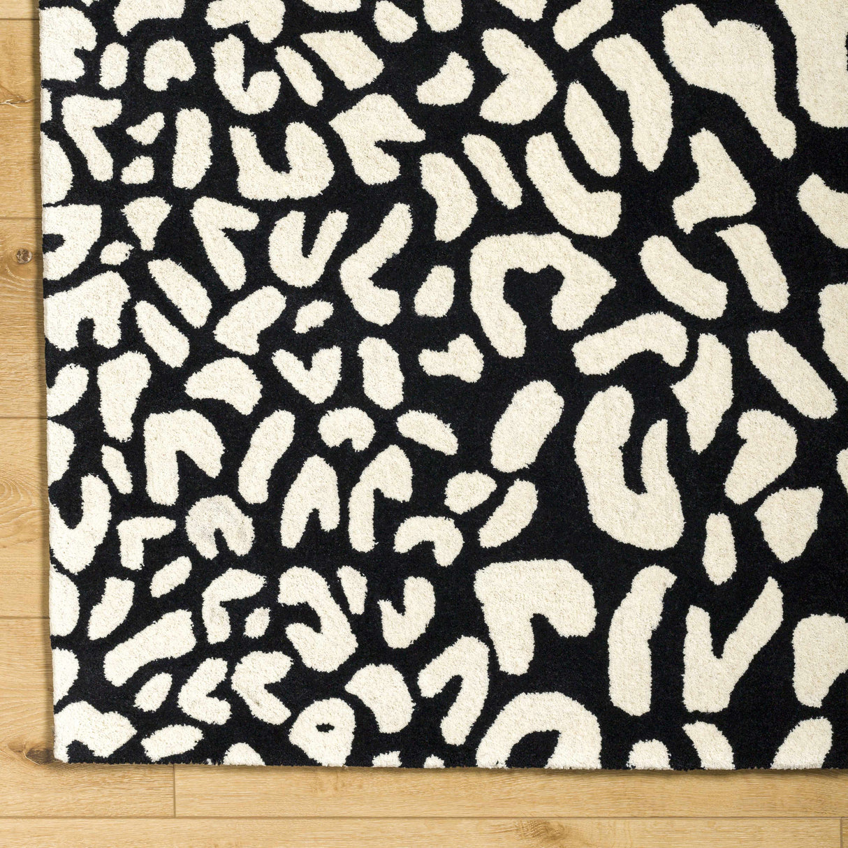 Akeem Leopard Print Area Rug - Clearance