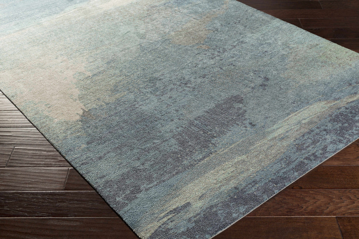 Alvaton Abstract Blue Rug