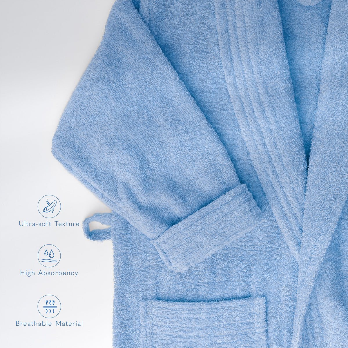 American Soft Linen Luxury Men’s Robe – 100% Cotton, Quick Dry, Turkish Bathrobe for Wholesale
