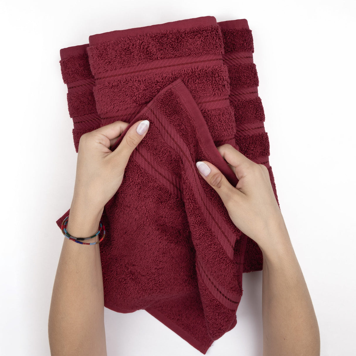 American Soft Linen 100% Cotton Turkish Towels, 4 Pack Hand Towel Set, Super Soft, Absorbent, Quick Dry Premium Towels