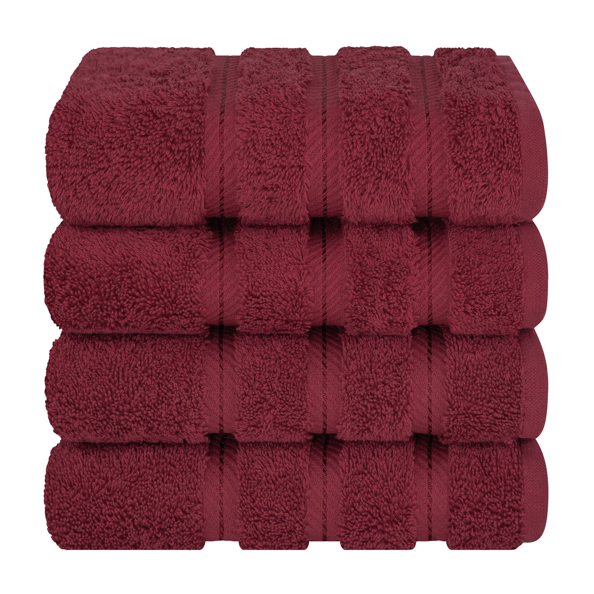 American Soft Linen 100% Cotton Turkish Towels, 4 Pack Hand Towel Set, Super Soft, Absorbent, Quick Dry Premium Towels