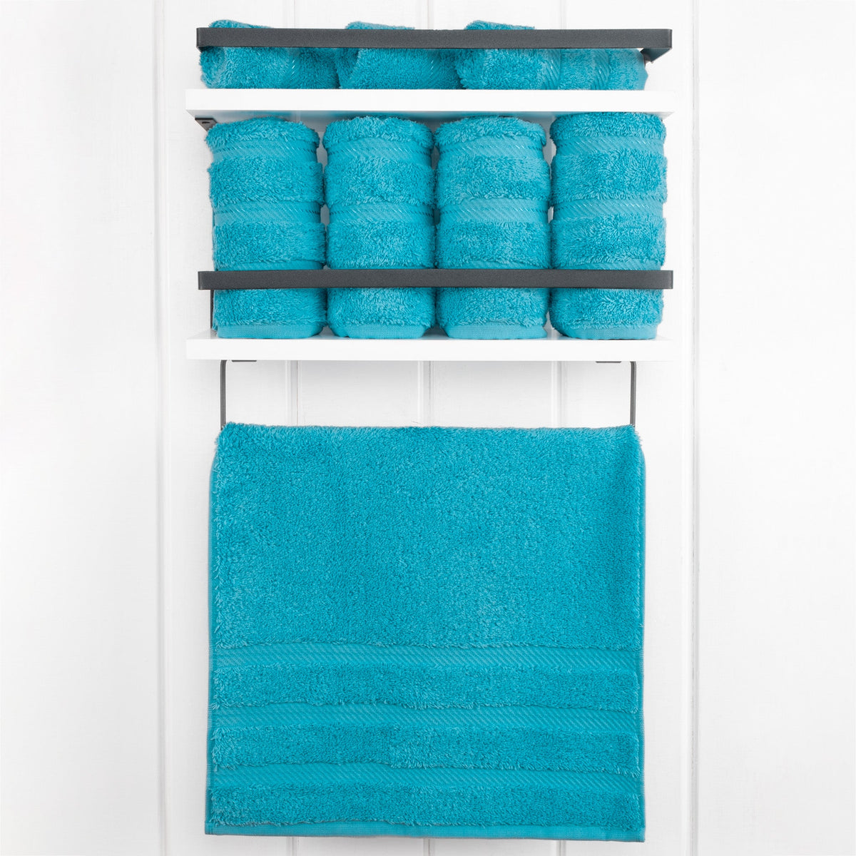 4 Piece 100% Cotton Turkish Towels, Hand Towel Set, Soft, Absorbent, Quick Dry - 28 Set Case Pack