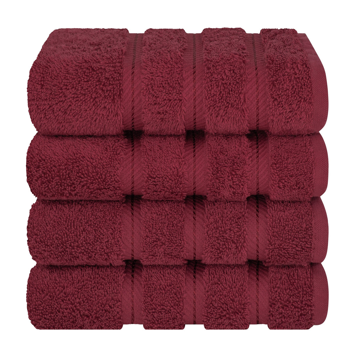 4 Piece 100% Cotton Turkish Towels, Hand Towel Set, Soft, Absorbent, Quick Dry - 28 Set Case Pack
