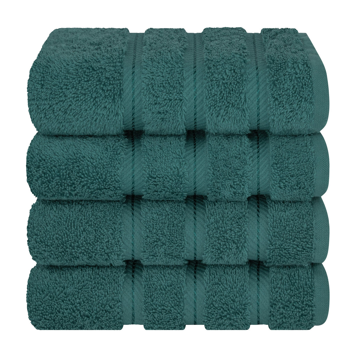 4 Piece 100% Cotton Turkish Towels, Hand Towel Set, Soft, Absorbent, Quick Dry - 28 Set Case Pack