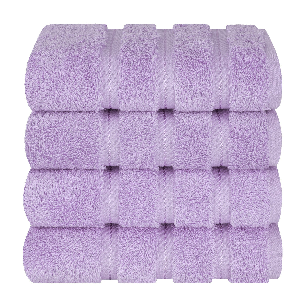 4 Piece 100% Cotton Turkish Towels, Hand Towel Set, Soft, Absorbent, Quick Dry - 28 Set Case Pack