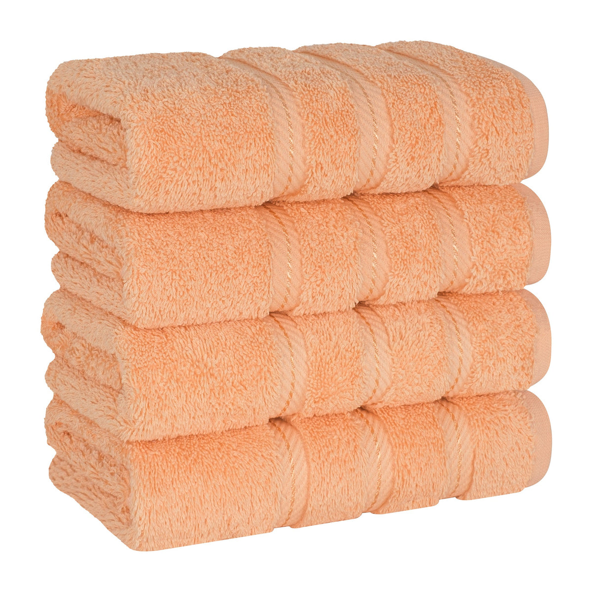 4 Piece 100% Cotton Turkish Towels, Hand Towel Set, Soft, Absorbent, Quick Dry - 28 Set Case Pack