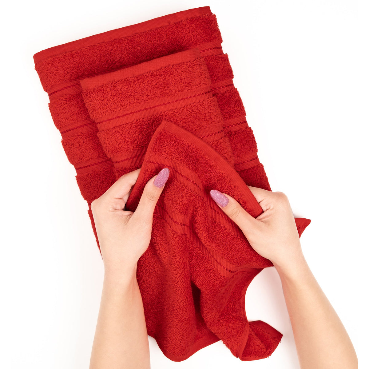 4 Piece 100% Cotton Turkish Towels, Hand Towel Set, Soft, Absorbent, Quick Dry - 28 Set Case Pack