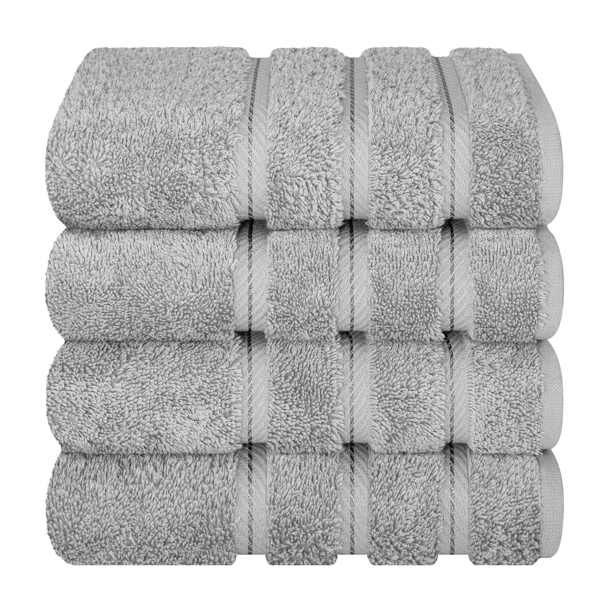 4 Piece 100% Cotton Turkish Towels, Hand Towel Set, Soft, Absorbent, Quick Dry - 28 Set Case Pack