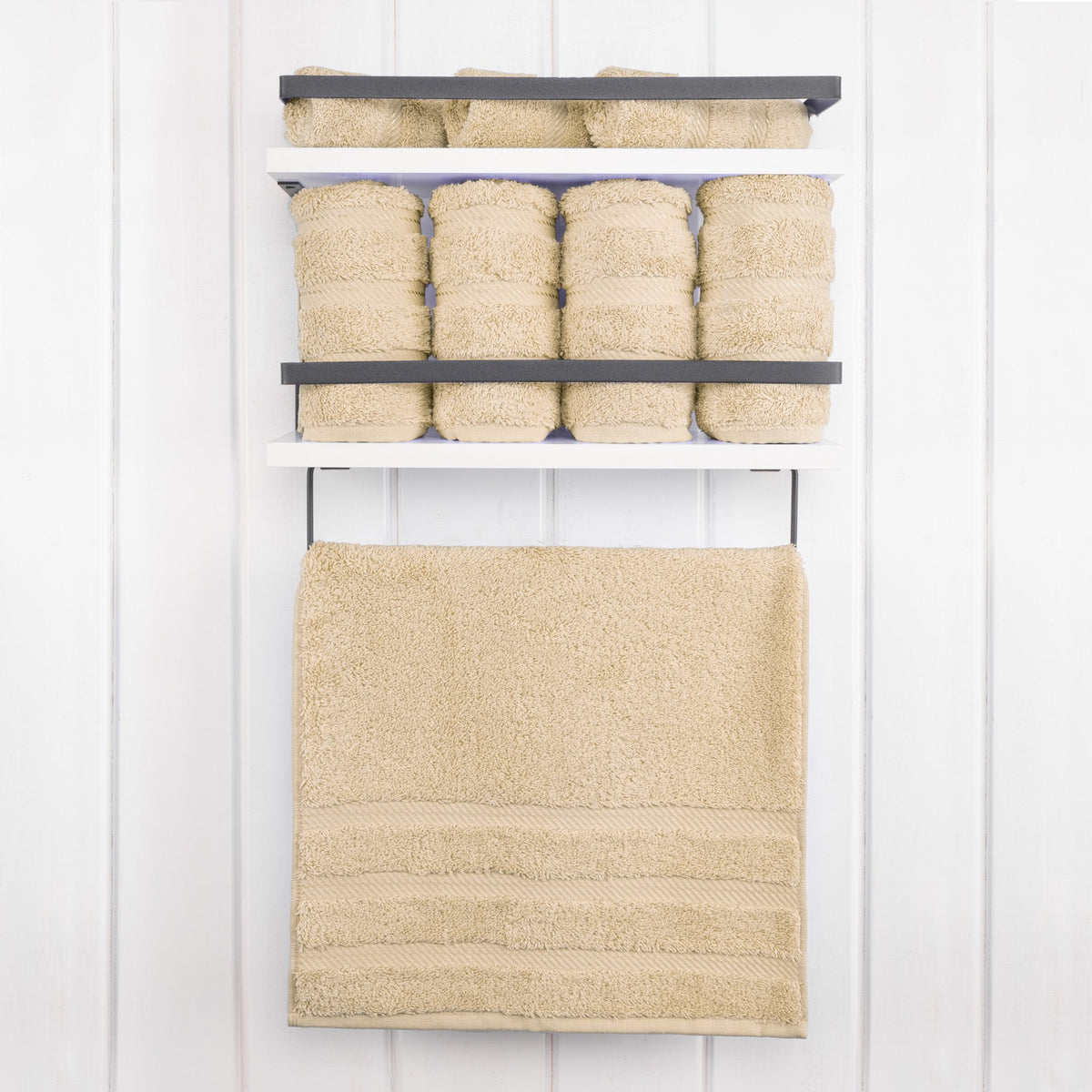 4 Piece 100% Cotton Turkish Towels, Hand Towel Set, Soft, Absorbent, Quick Dry - 28 Set Case Pack