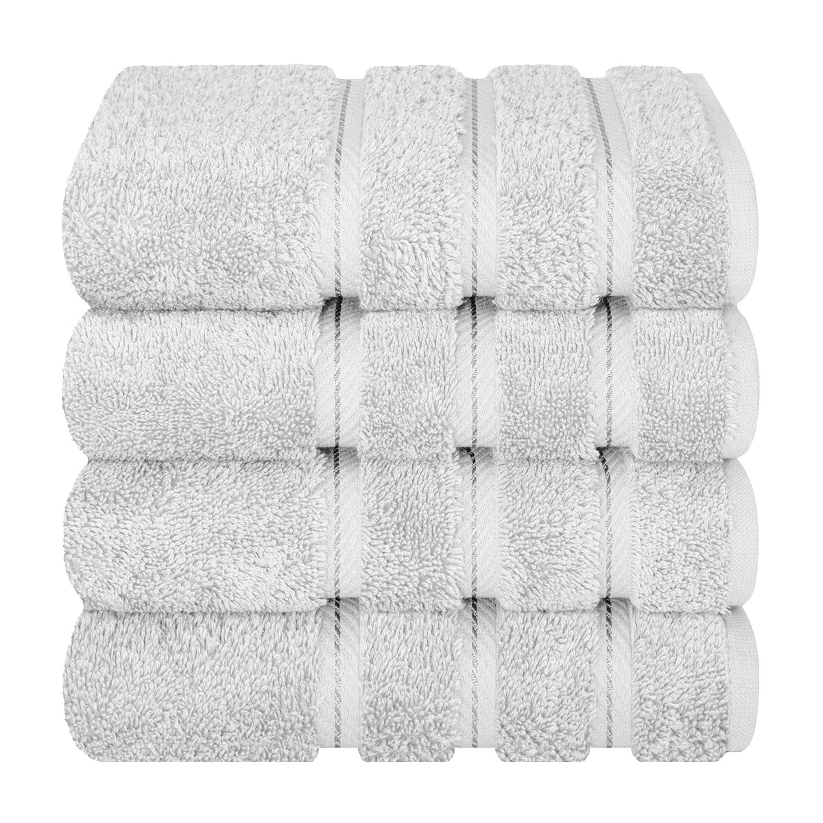 4 Piece 100% Cotton Turkish Towels, Hand Towel Set, Soft, Absorbent, Quick Dry - 28 Set Case Pack