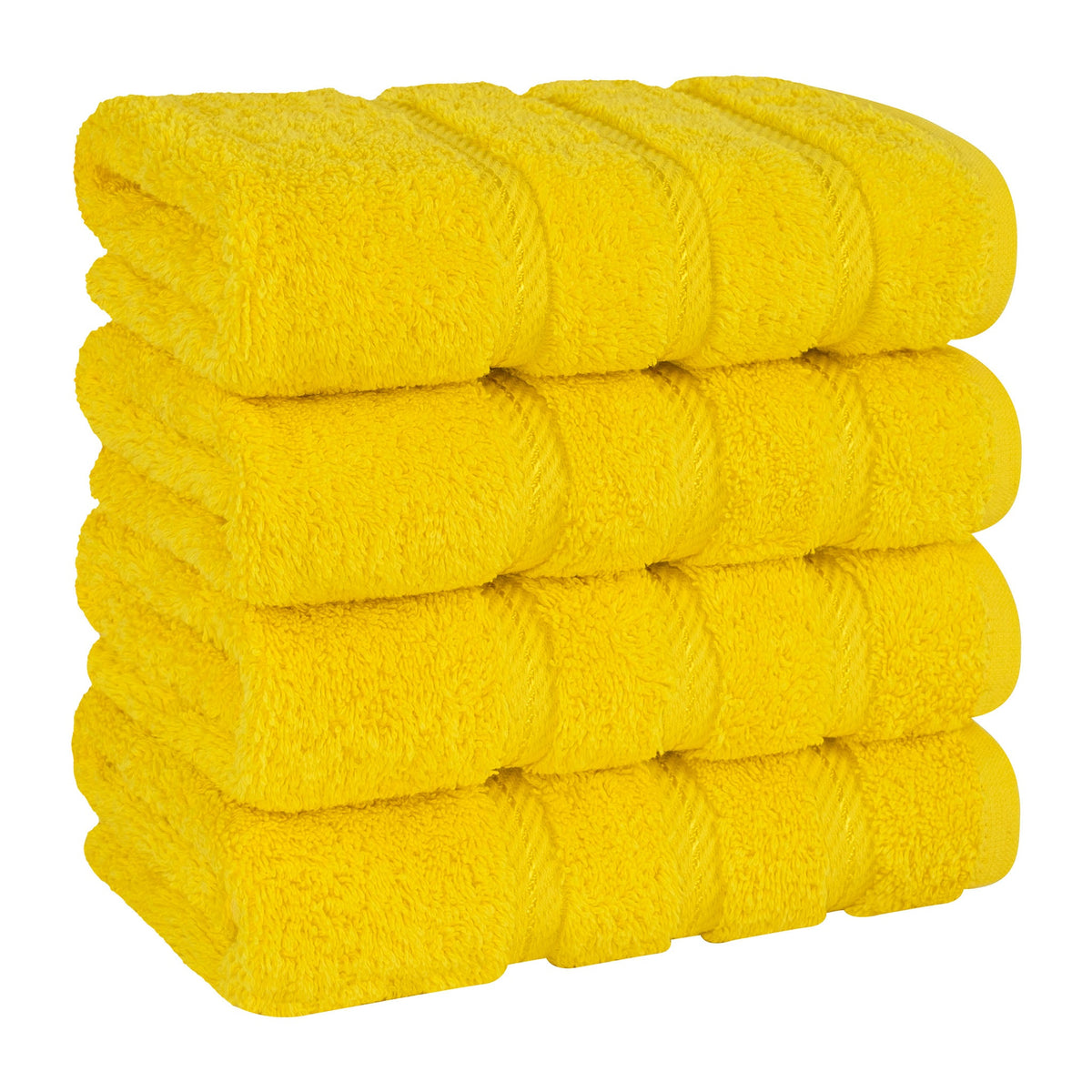 4 Piece 100% Cotton Turkish Towels, Hand Towel Set, Soft, Absorbent, Quick Dry - 28 Set Case Pack