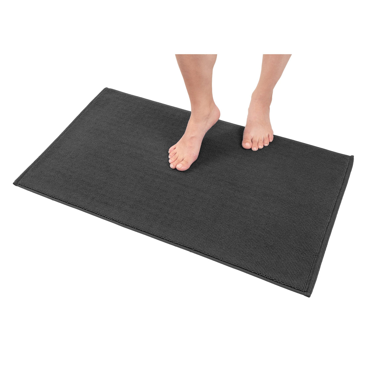 American Soft Linen 100% Cotton Bath Mat Rugs, 20x34 inches with Silicone Backing, Soft Absorbent Grip-Enhanced Bath Mats for Bathroom - 35 Set Case Pack