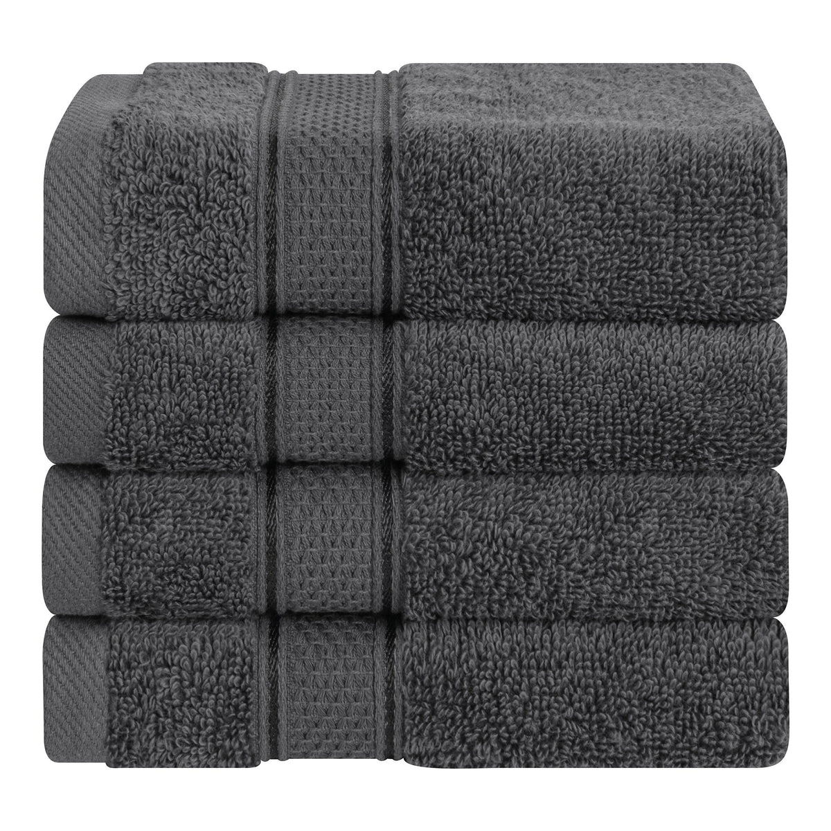 American Soft Linen 100% Cotton, Luxury, Salem 4 Piece Washcloth Set - 60 Set Case Pack
