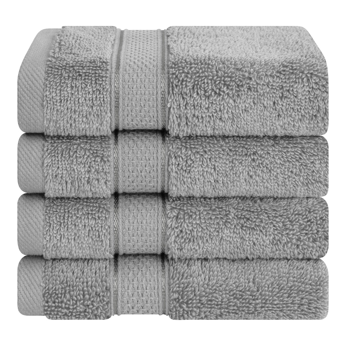 American Soft Linen 100% Cotton, Luxury, Salem 4 Piece Washcloth Set - 60 Set Case Pack