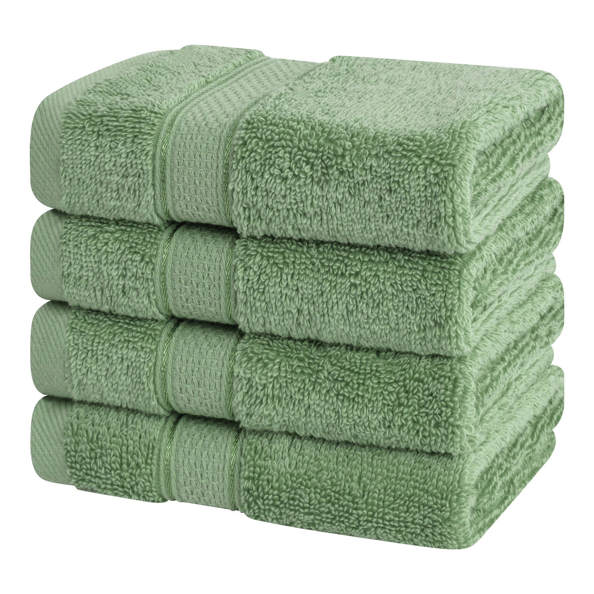 American Soft Linen 100% Cotton, Luxury, Salem 4 Piece Washcloth Set - 60 Set Case Pack