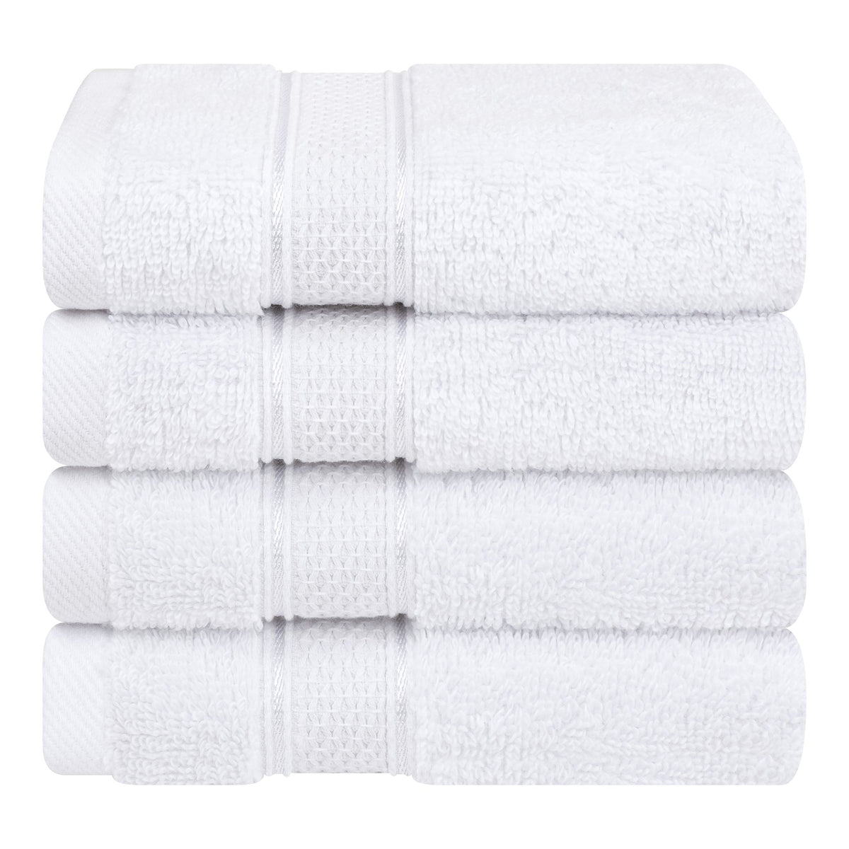 American Soft Linen 100% Cotton, Luxury, Salem 4 Piece Washcloth Set - 60 Set Case Pack