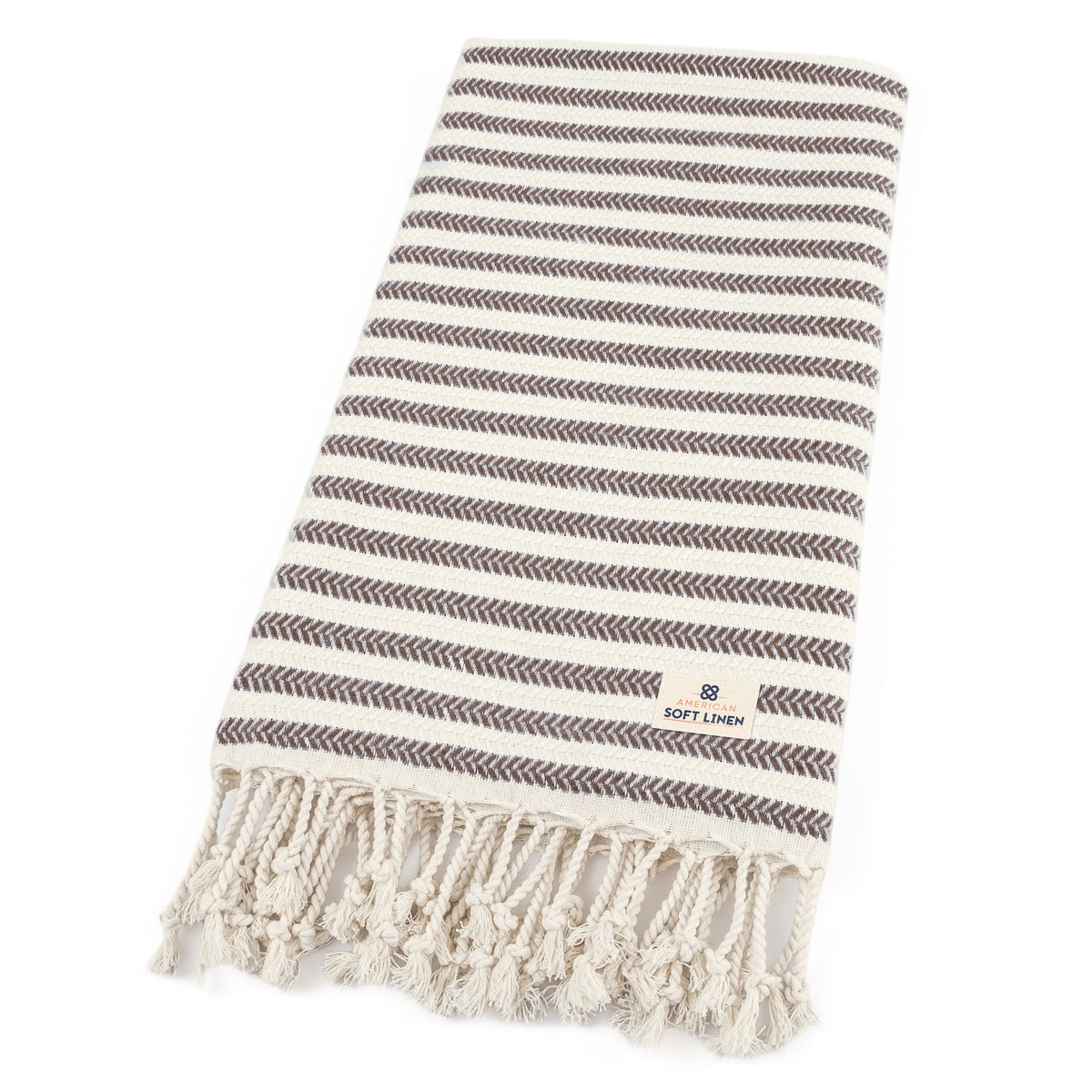 American Soft Linen Turkish Peshtemal Beach Towels, Cotton 4 Pack, 40" x 70" Size, Swim Towels for Beach and Pool Towels