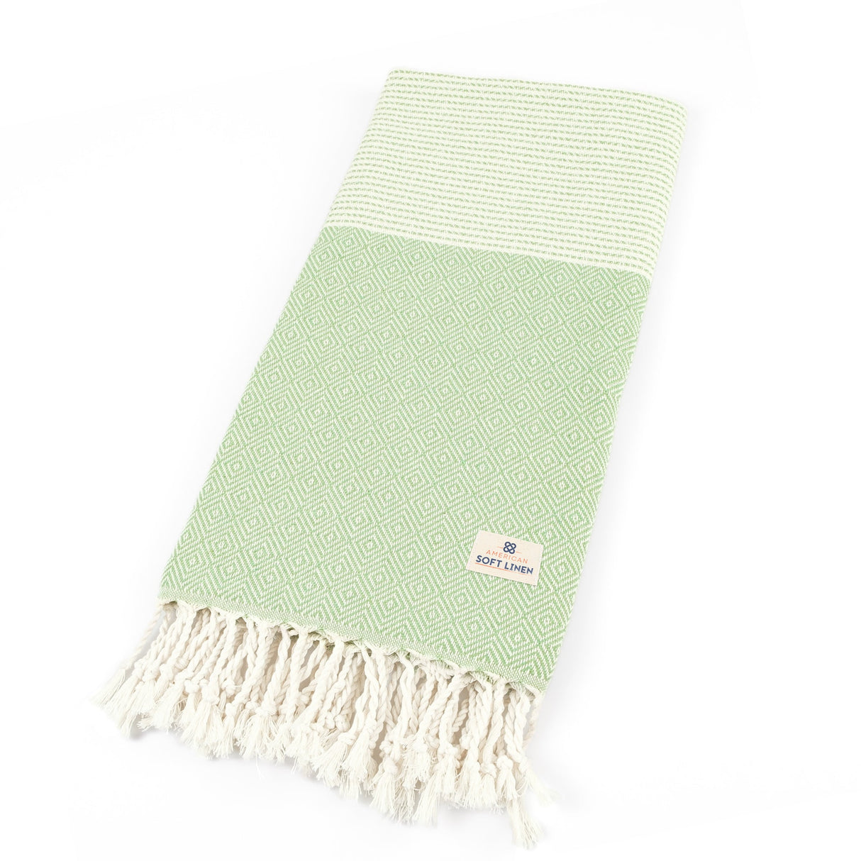 American Soft Linen Turkish Peshtemal Beach Towels, Cotton 4 Pack, 40" x 70" Size, Swim Towels for Beach and Pool Towels