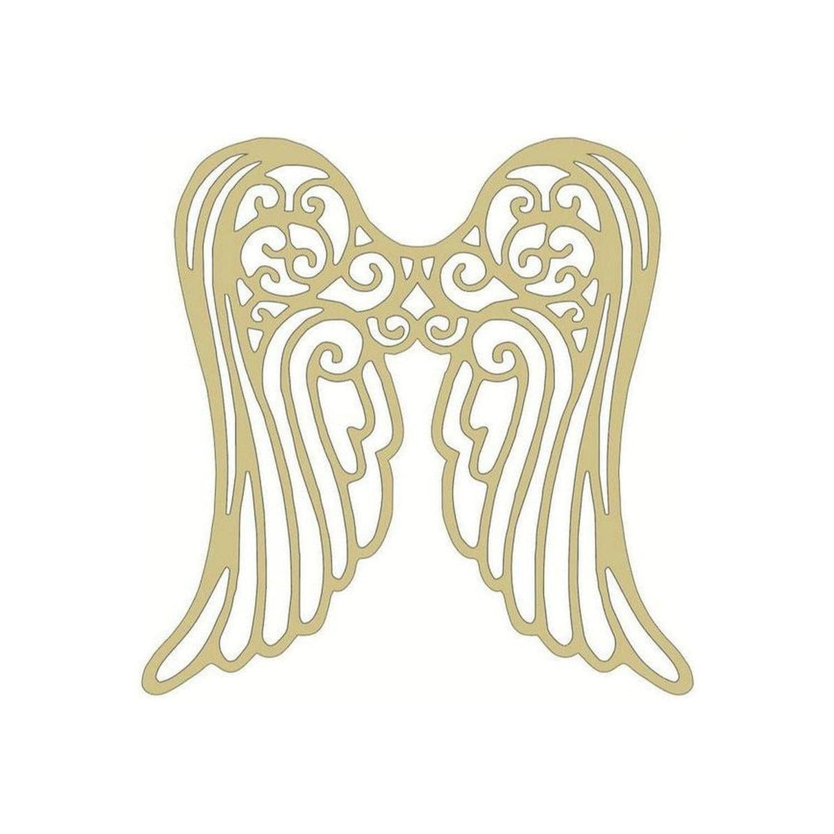 Angel Wings Wood Cutout - Unfinished Wood