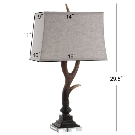 Antler rustic resin/crystal led table lamp - Tuesday Morning - Table Lamps