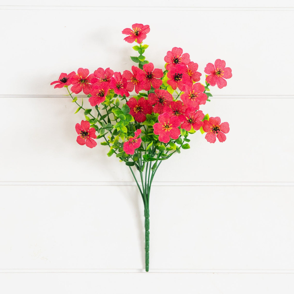 13" UV Daisy Flower Bush Plant (Indoor/Outdoor)- Set of 12