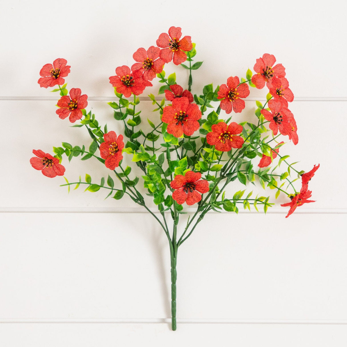 13" UV Daisy Flower Bush Plant (Indoor/Outdoor)- Set of 12