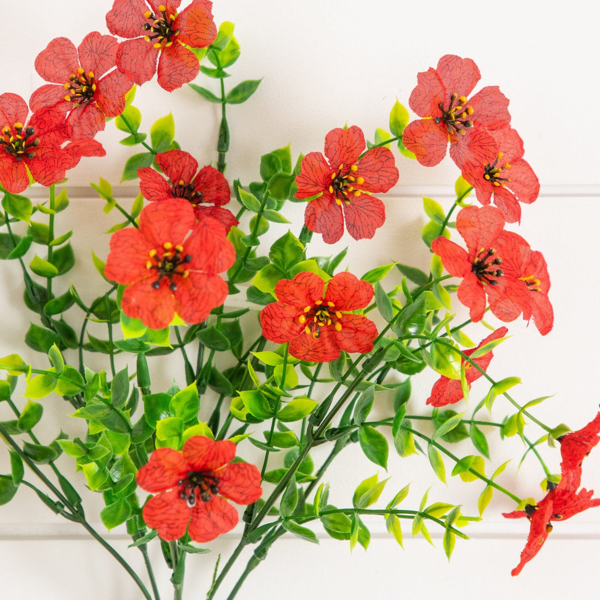 13" UV Daisy Flower Bush Plant (Indoor/Outdoor)- Set of 12