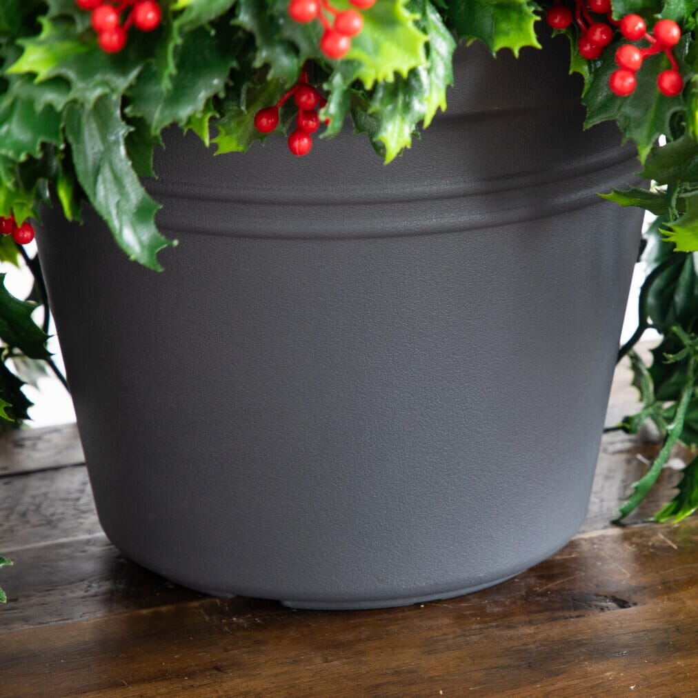 16” UV Resistant Artificial Holly Berry Christmas Plant (Indoor/Outdoor)