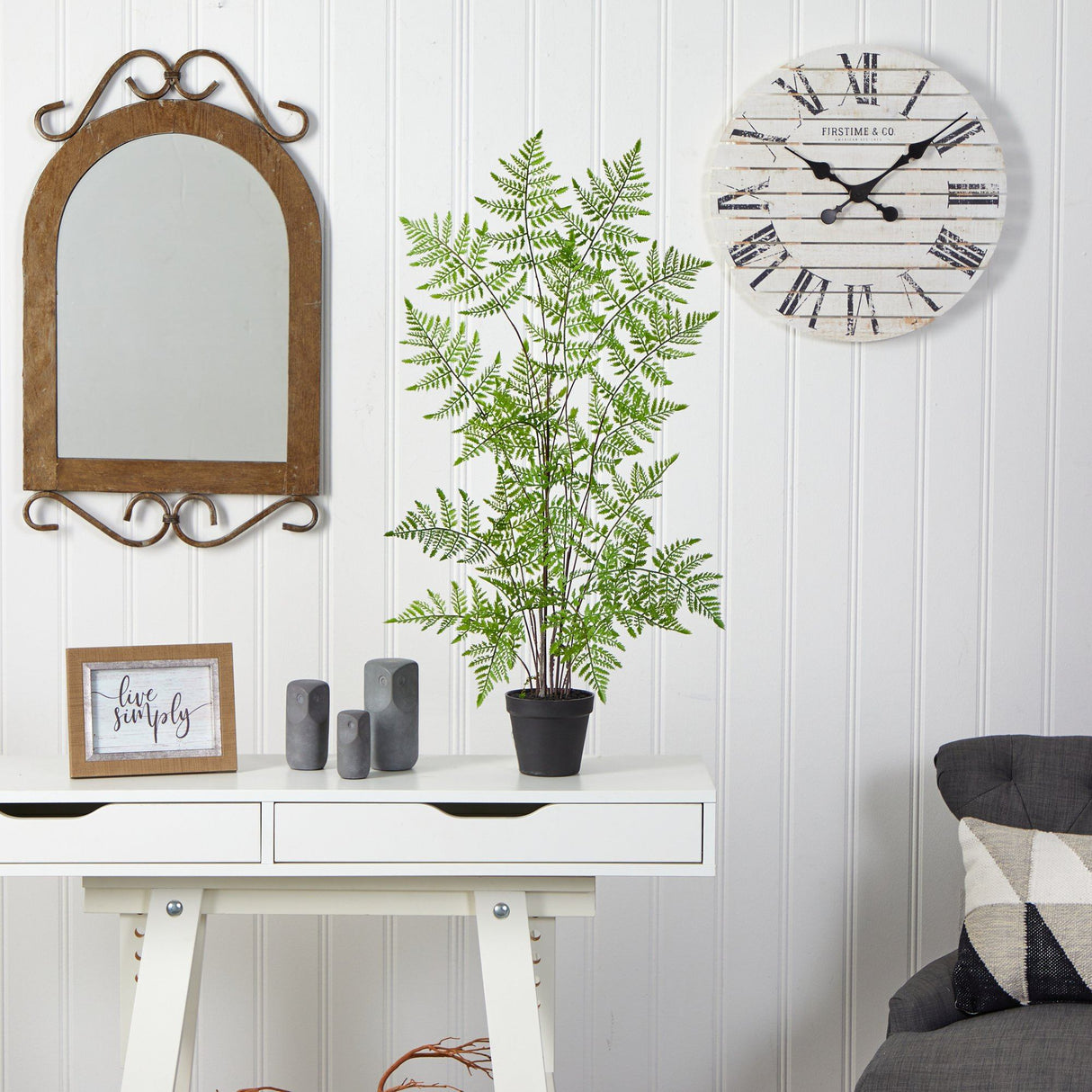 2.5’ Ruffle Fern Artificial Tree