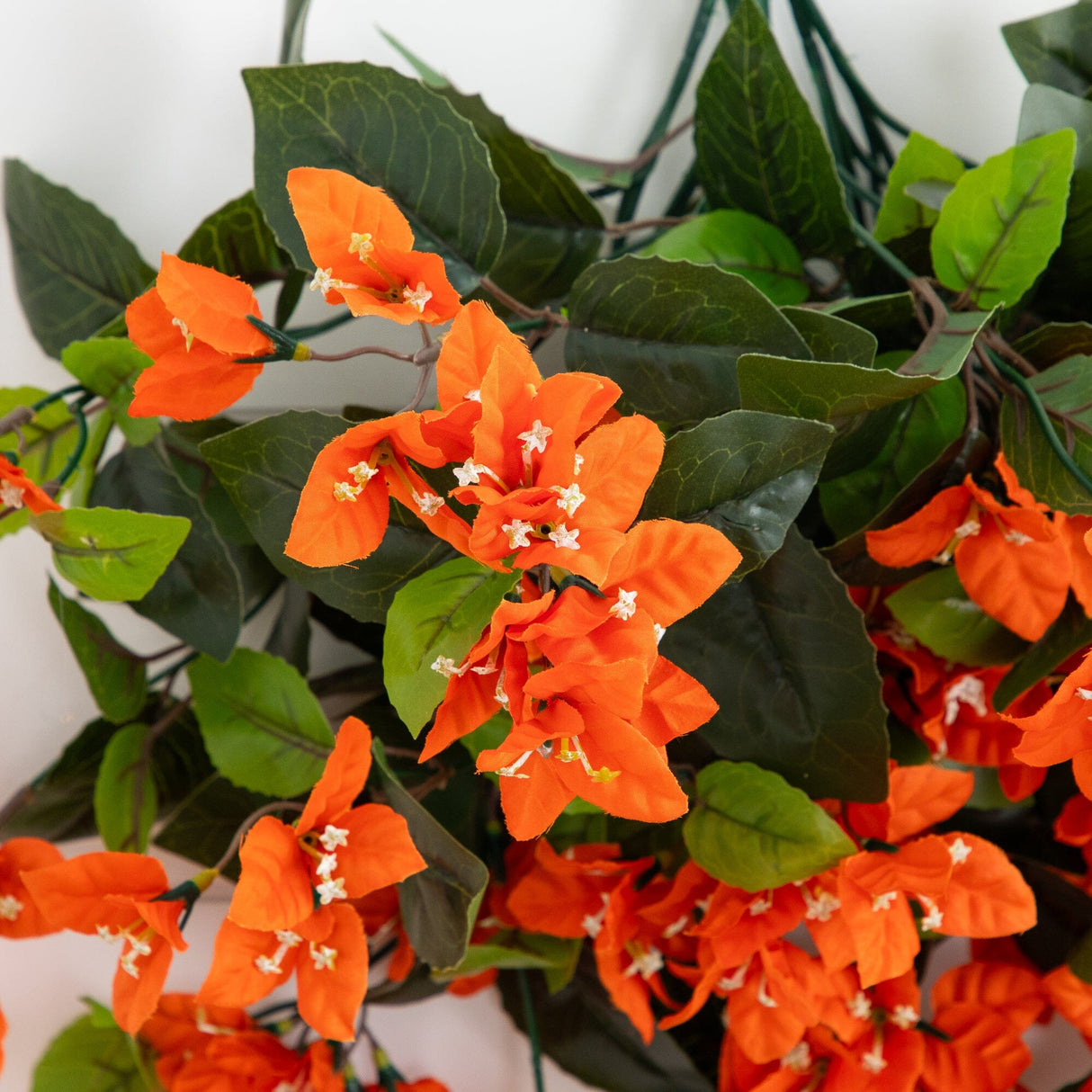 28” UV Resistant Artificial Bougainvillea Hanging Plant (Indoor/Outdoor) - Set of 2
