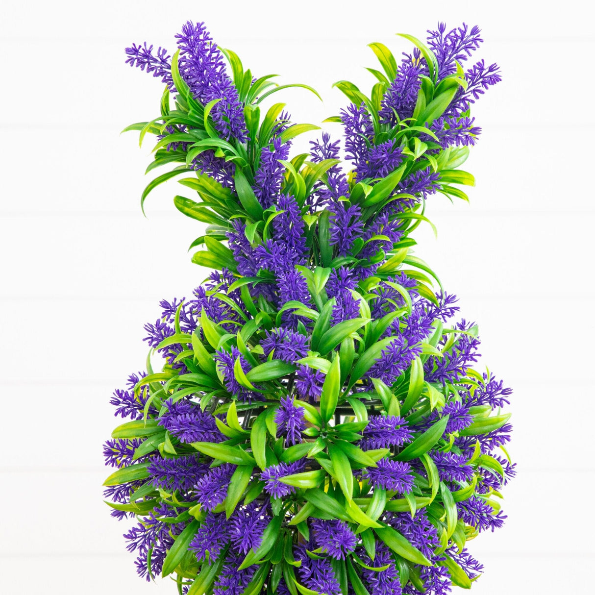 31" UV Resistant Artificial Easter Bunny Shaped Lavender Topiary (Indoor/Outdoor)