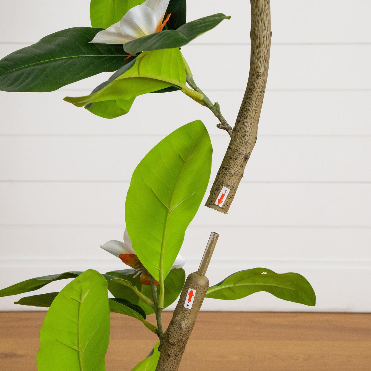 4’ Artificial Minimalist Magnolia Tree in Decorative Planter
