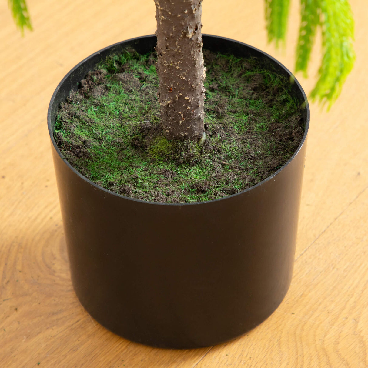 4' Artificial Real Touch Down Swept Norfolk Pine Tree with Natural Look
