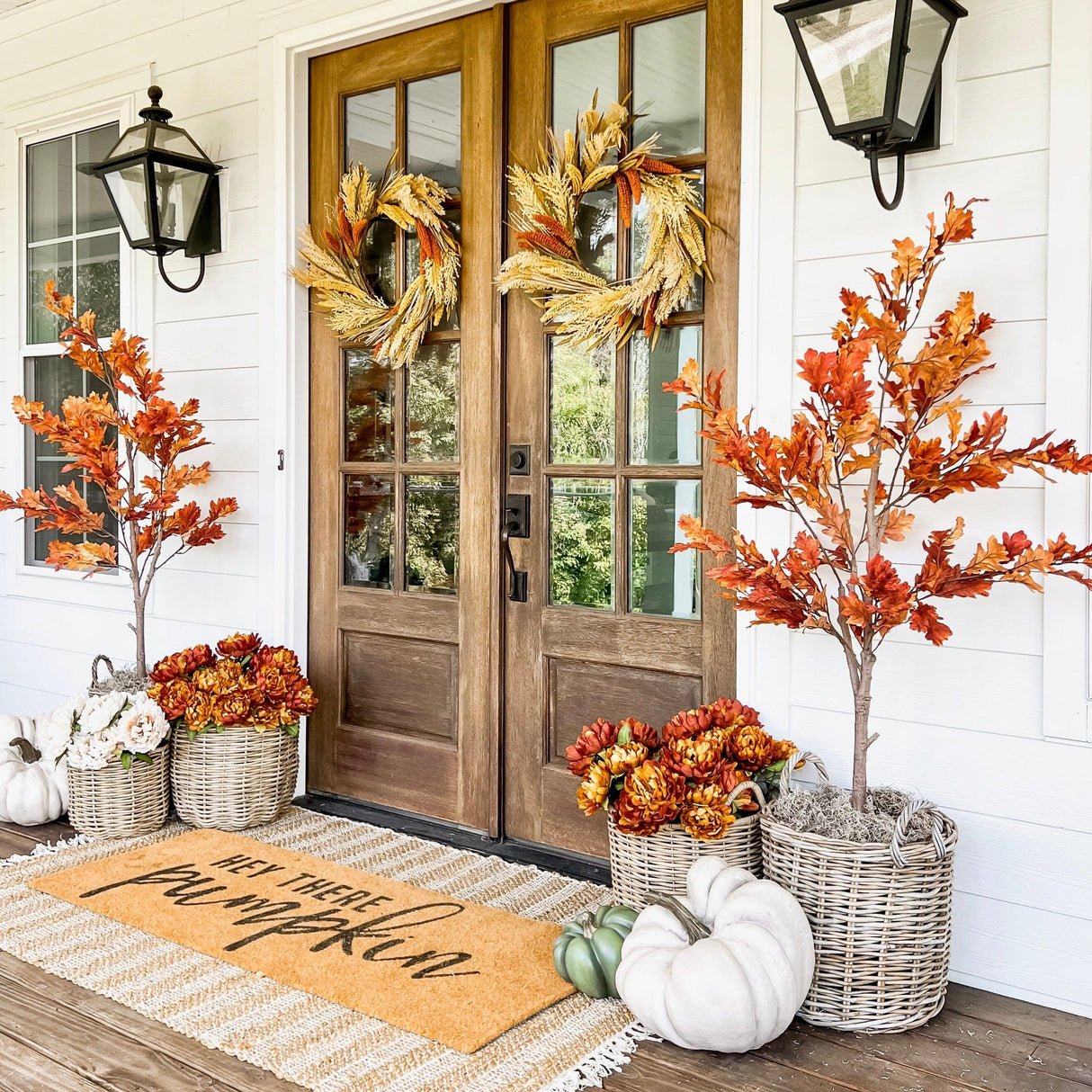 6’ Autumn Oak Artificial Fall Tree