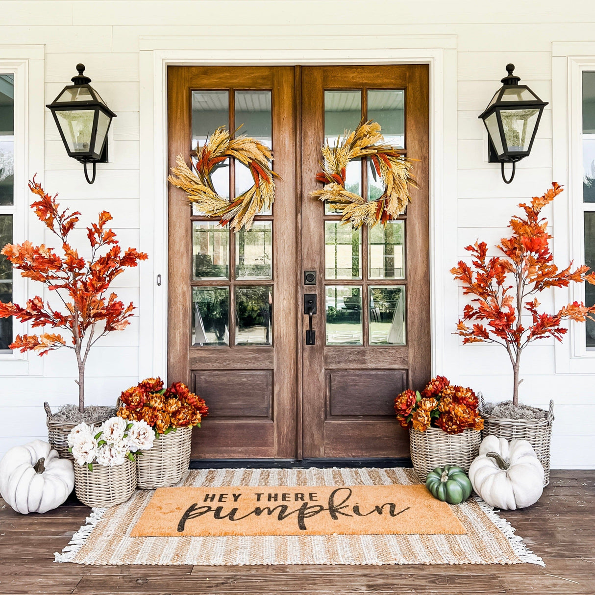 6’ Autumn Oak Artificial Fall Tree