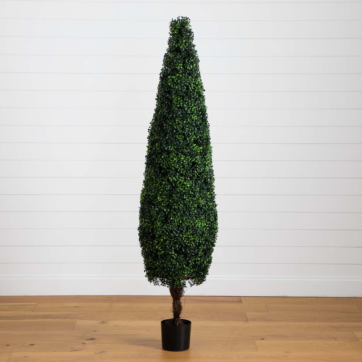 6’ UV Resistant Artificial Boxwood Topiary Cone Tree (Indoor/Outdoor)