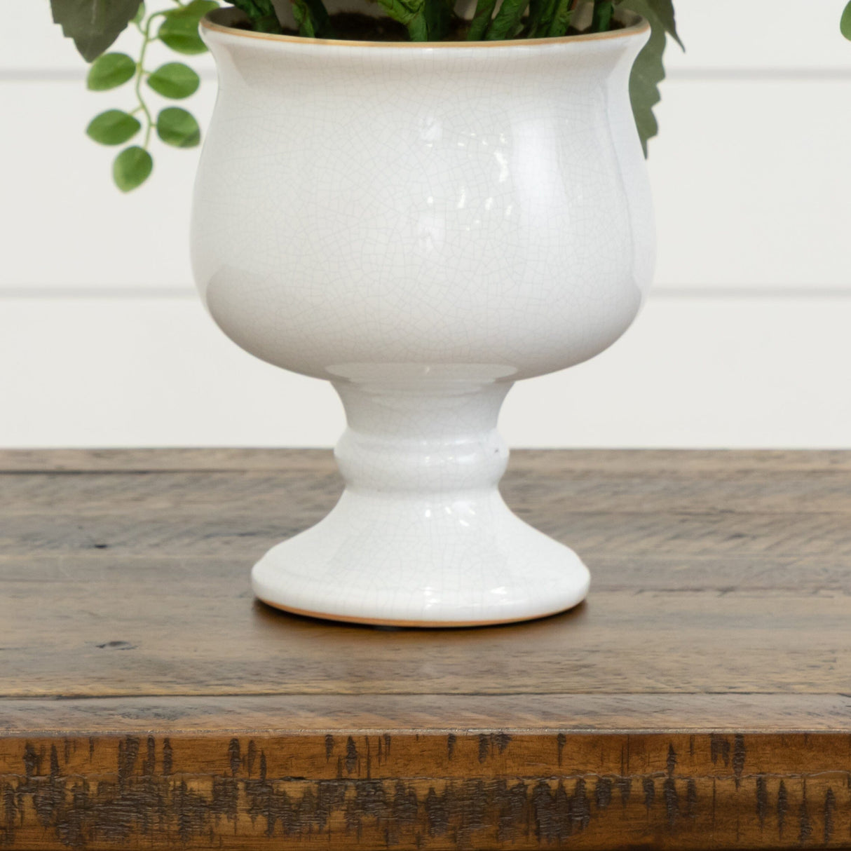 Artichoke and Hydrangea Silk Flower Arrangement