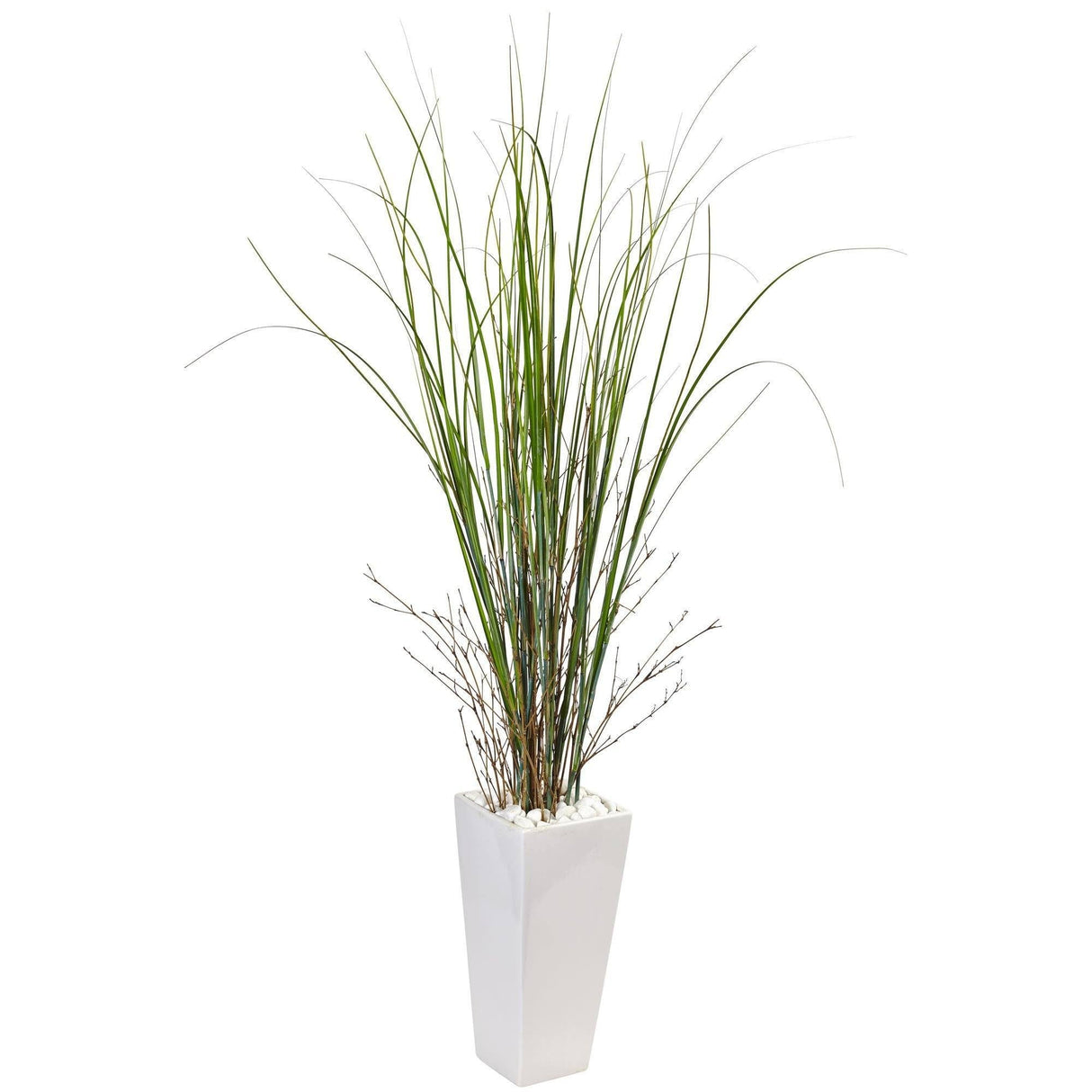 Bamboo Grass in White Tower Ceramic