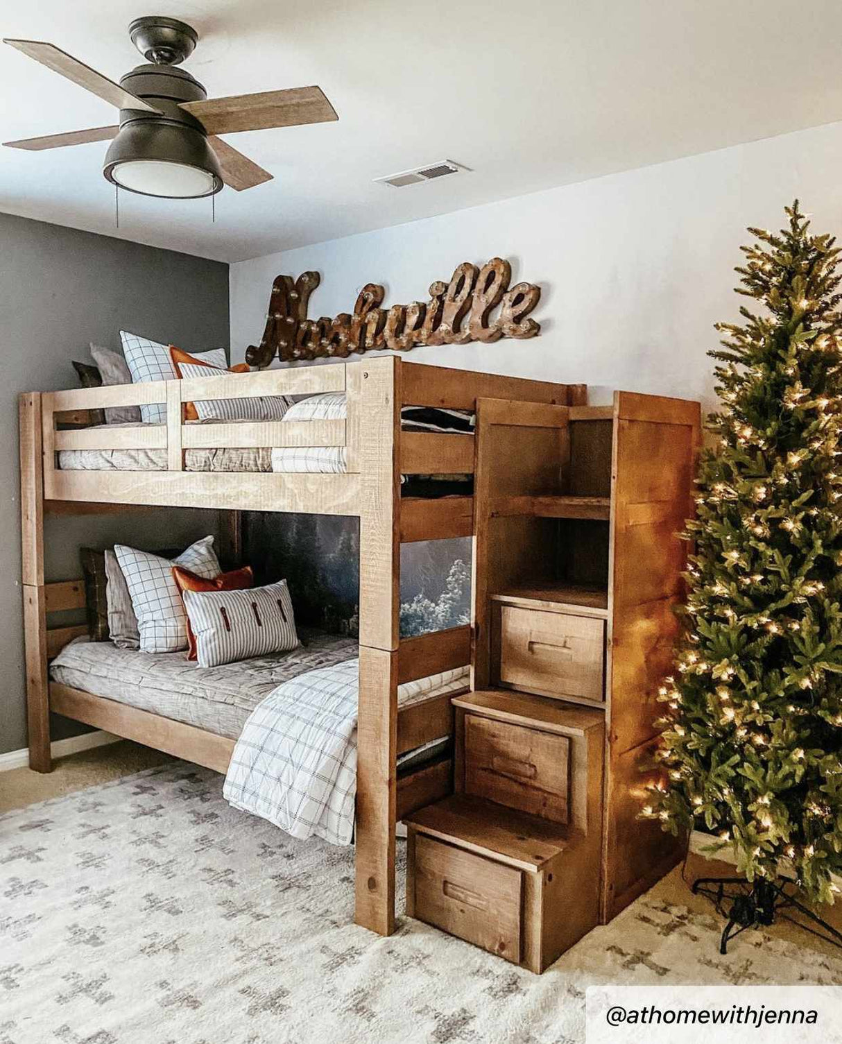 Tigris Swiss Cross Ivory & Gray Area Rug