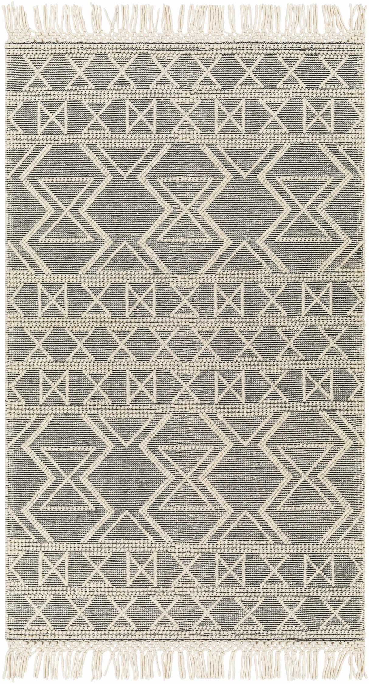 Aziel Wool Rug with Tassels - Clearance